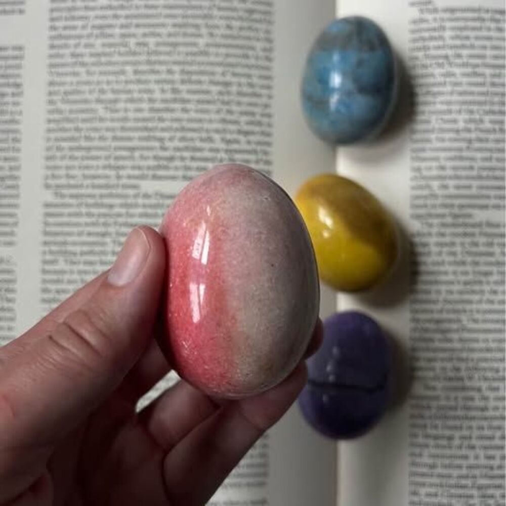 Vintage Pink Marble Egg